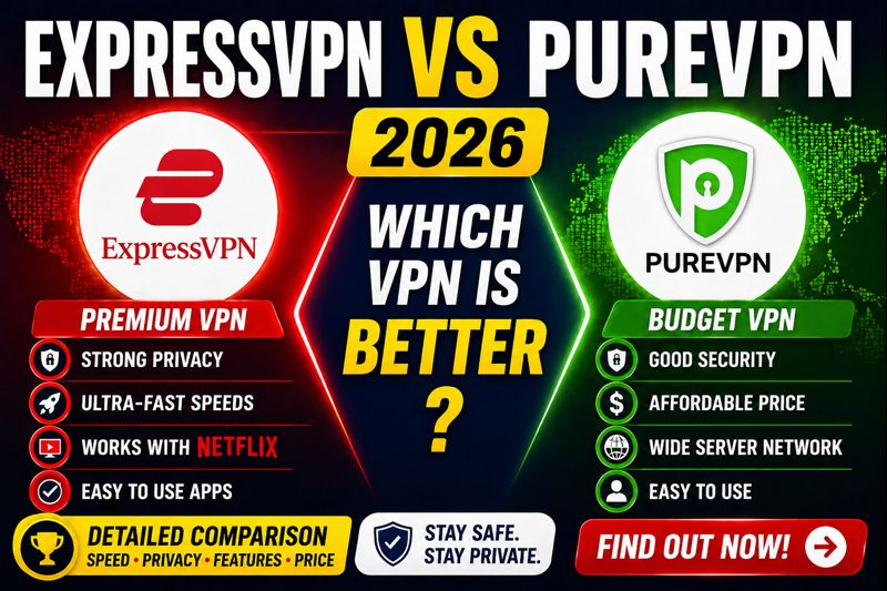 ExpressVPN vs PureVPN 2026