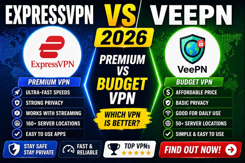 ExpressVPN vs VeePN 2026