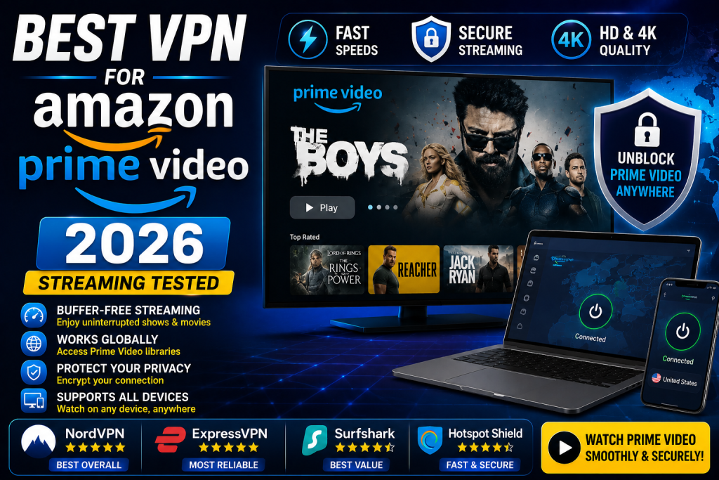 Best VPN for Amazon Prime Video 2026