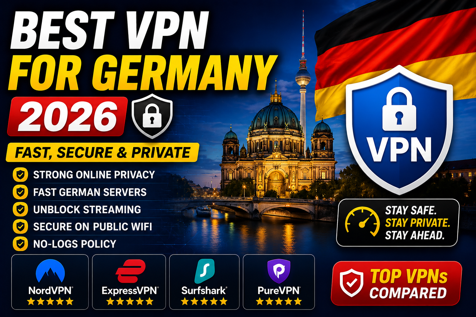 Best VPN for Germany 2026
