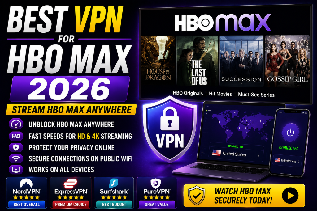 Best VPN for HBO Max 2026
