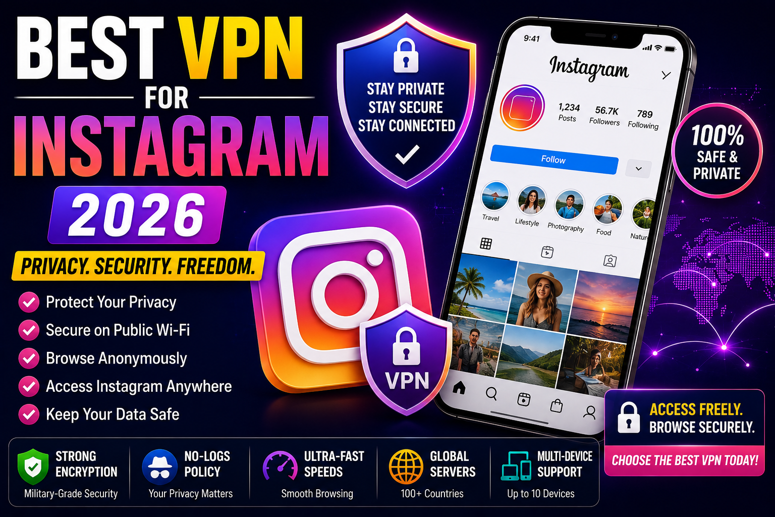 Best VPN for Instagram 2026