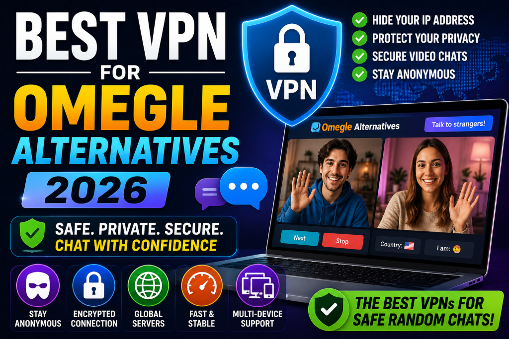 Best VPN for Omegle Alternatives 2026