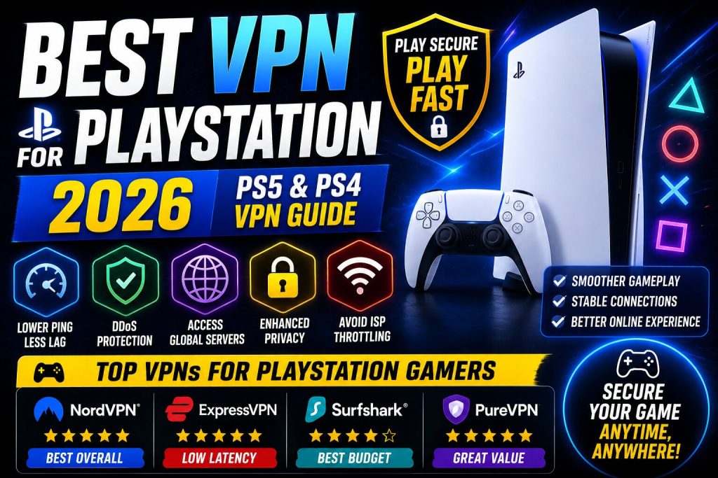 Best VPN for PlayStation 2026