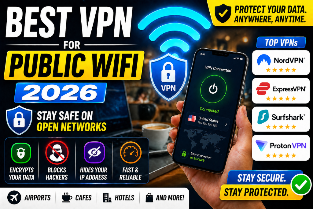 Best VPN for Public WiFi 2026