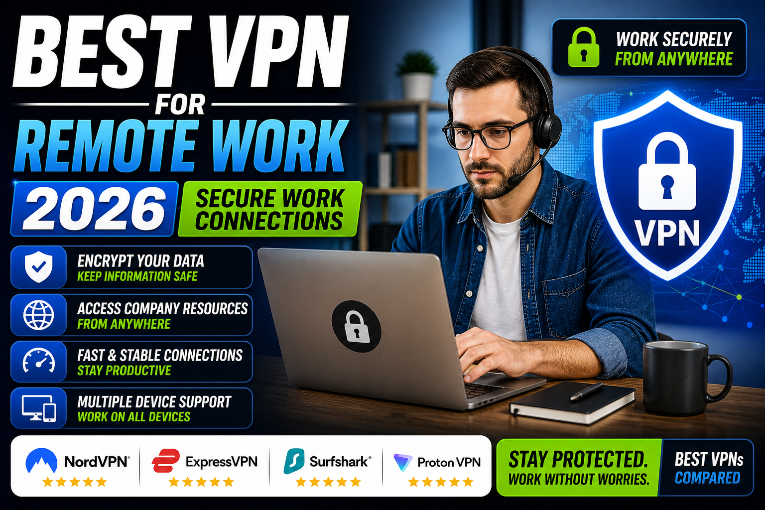 Best VPN for Remote Work 2026