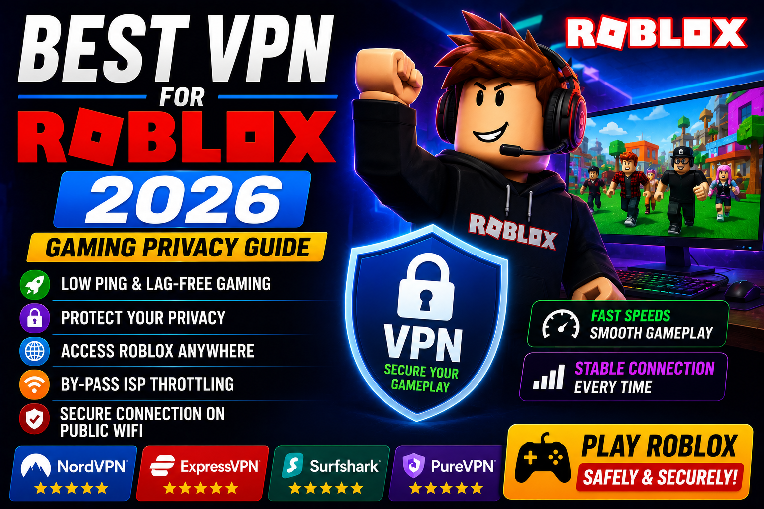 Best VPN for Roblox 2026