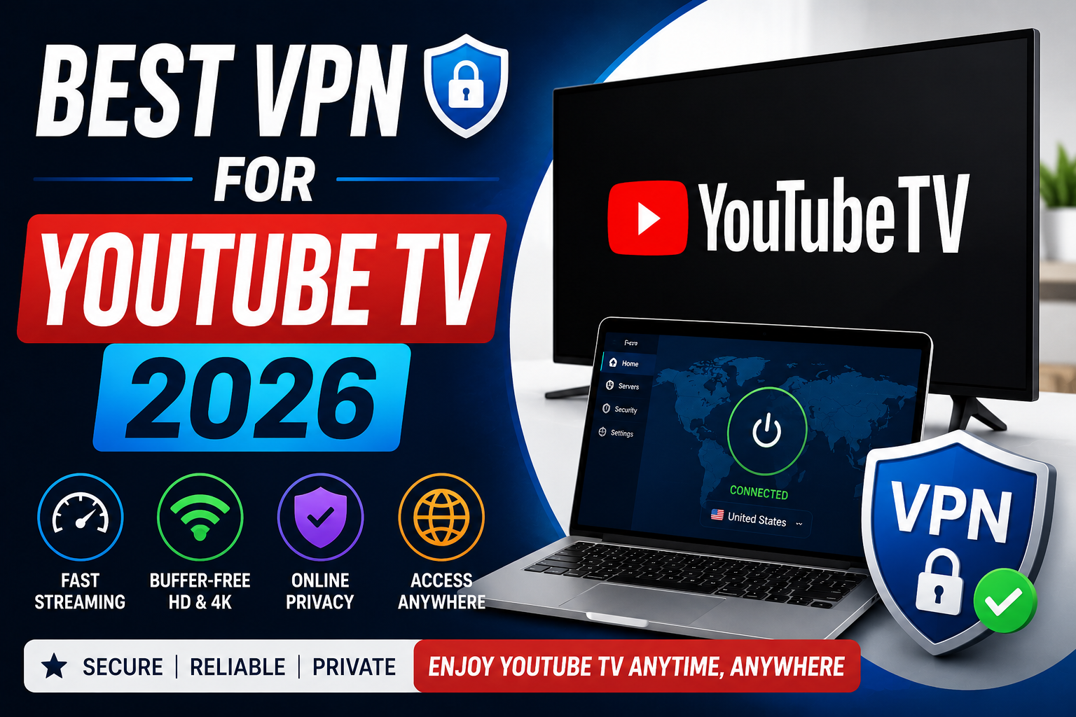 Best VPN for YouTube TV 2026