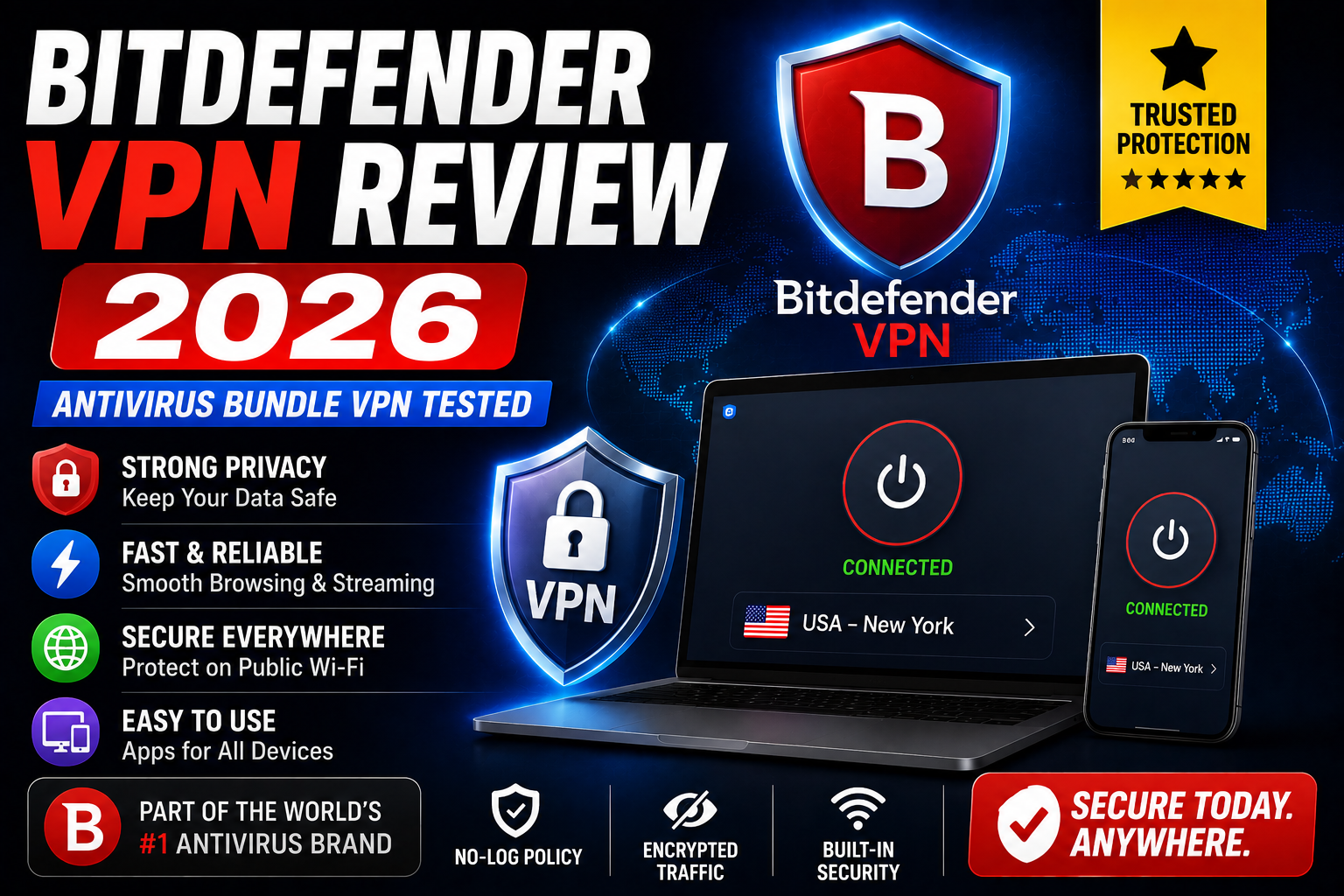 Bitdefender VPN Review 2026
