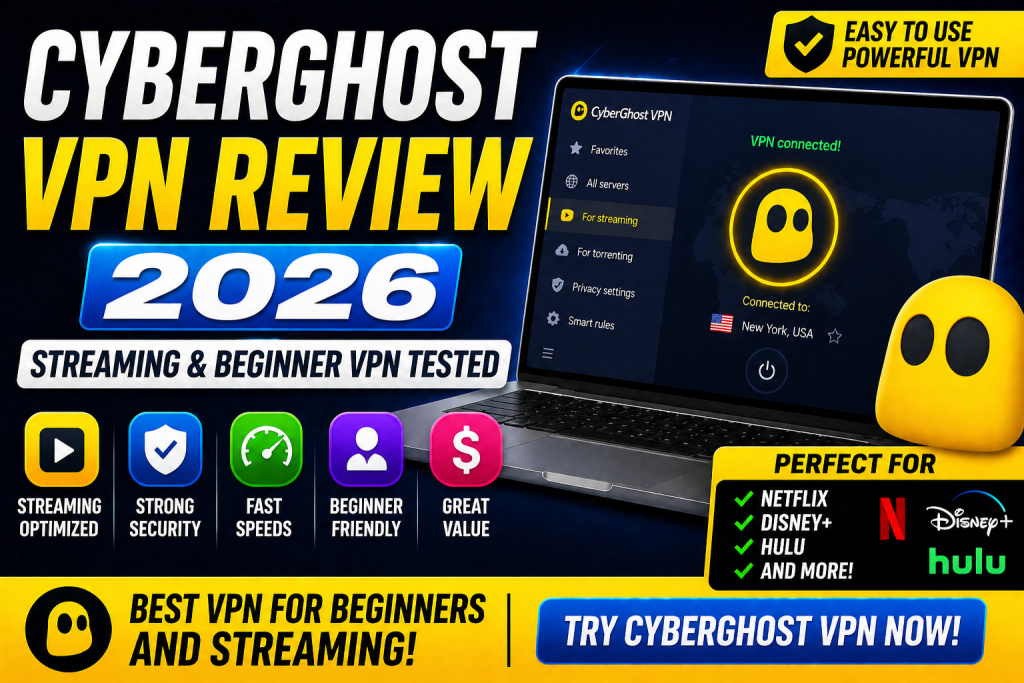 CyberGhost VPN Review 2026