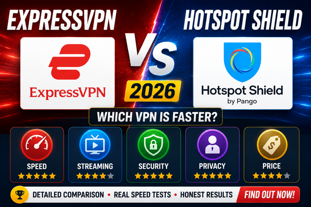 ExpressVPN vs Hotspot Shield