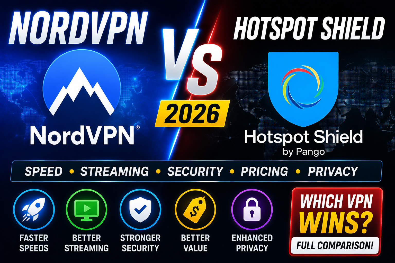 NordVPN vs Hotspot Shield