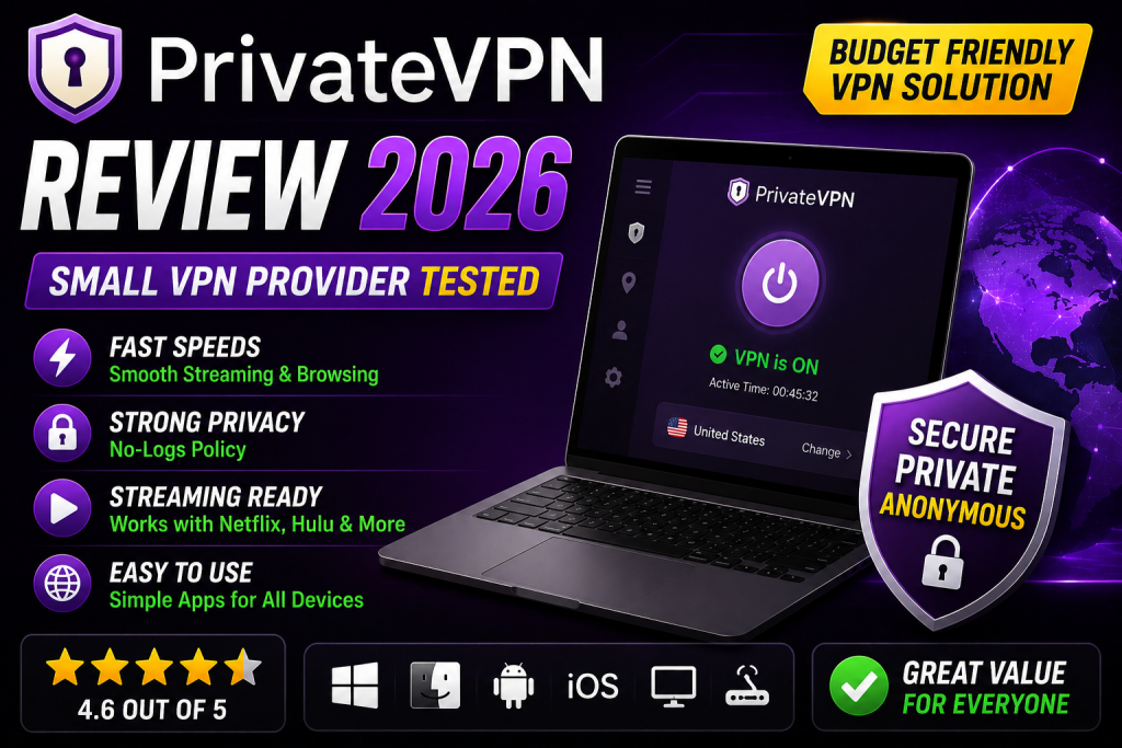 PrivateVPN Review 2026