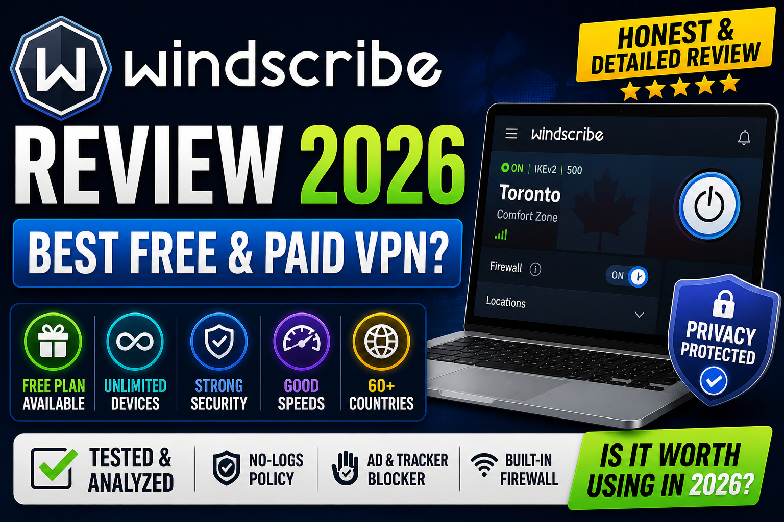 Windscribe Review 2026