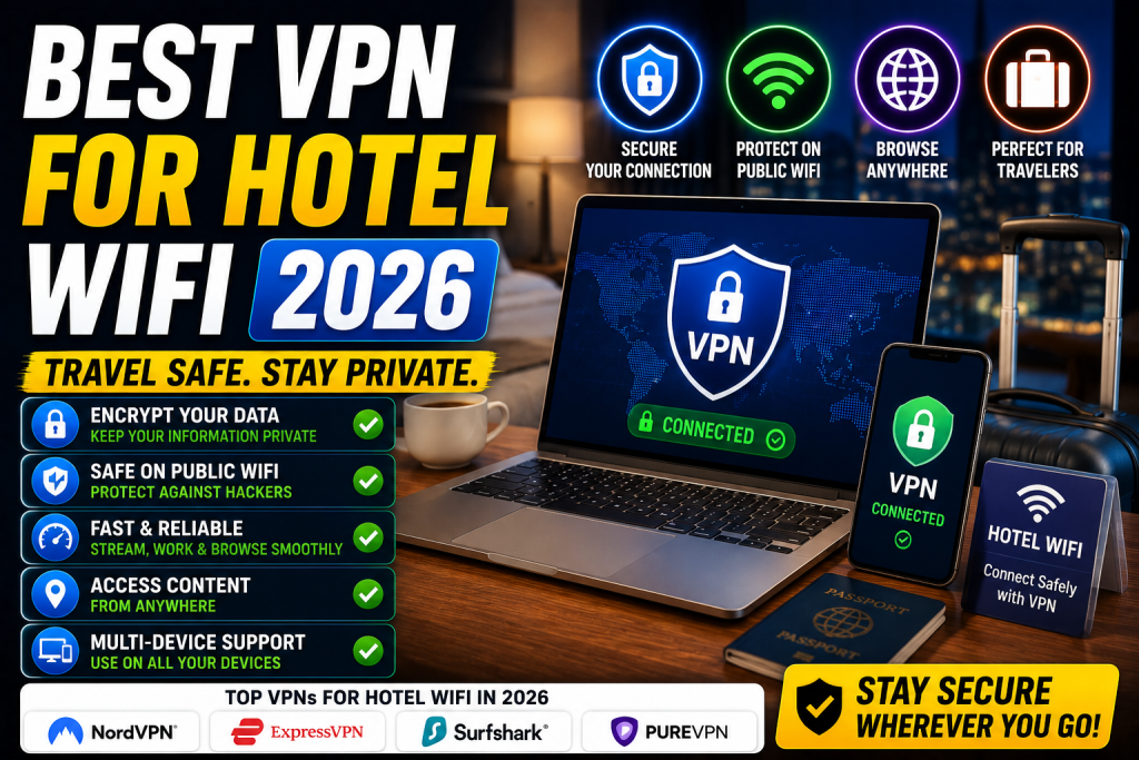 Best VPN for Hotel WiFi 2026
