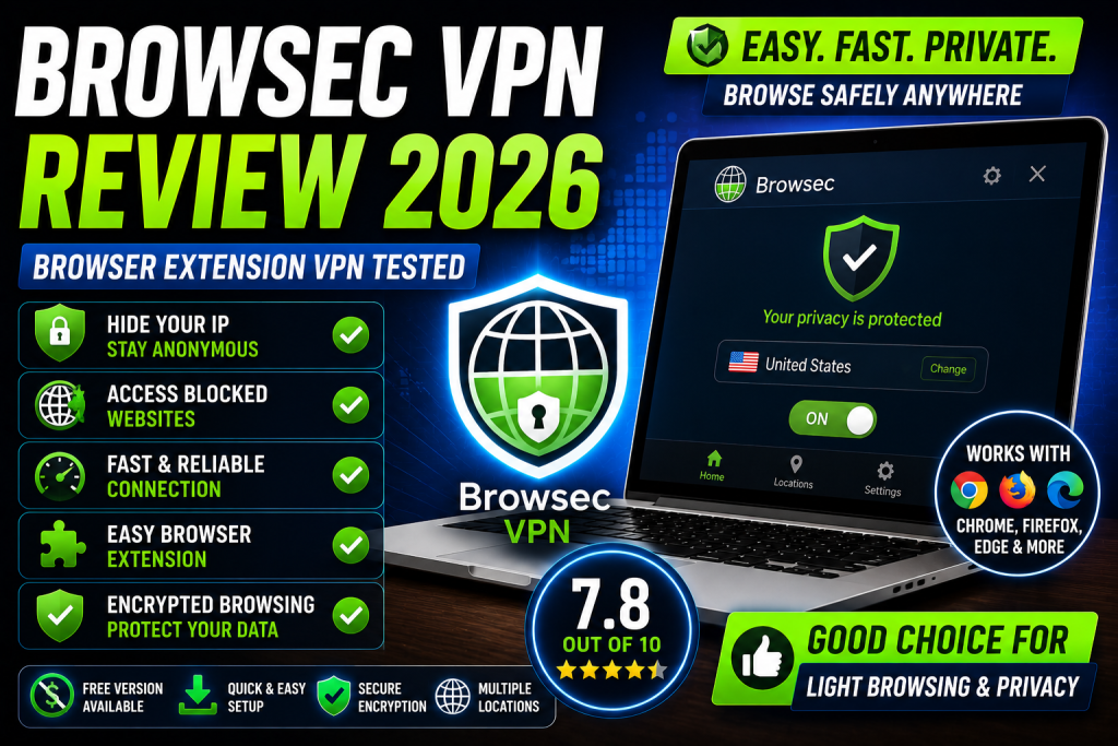 Browsec VPN Review 2026