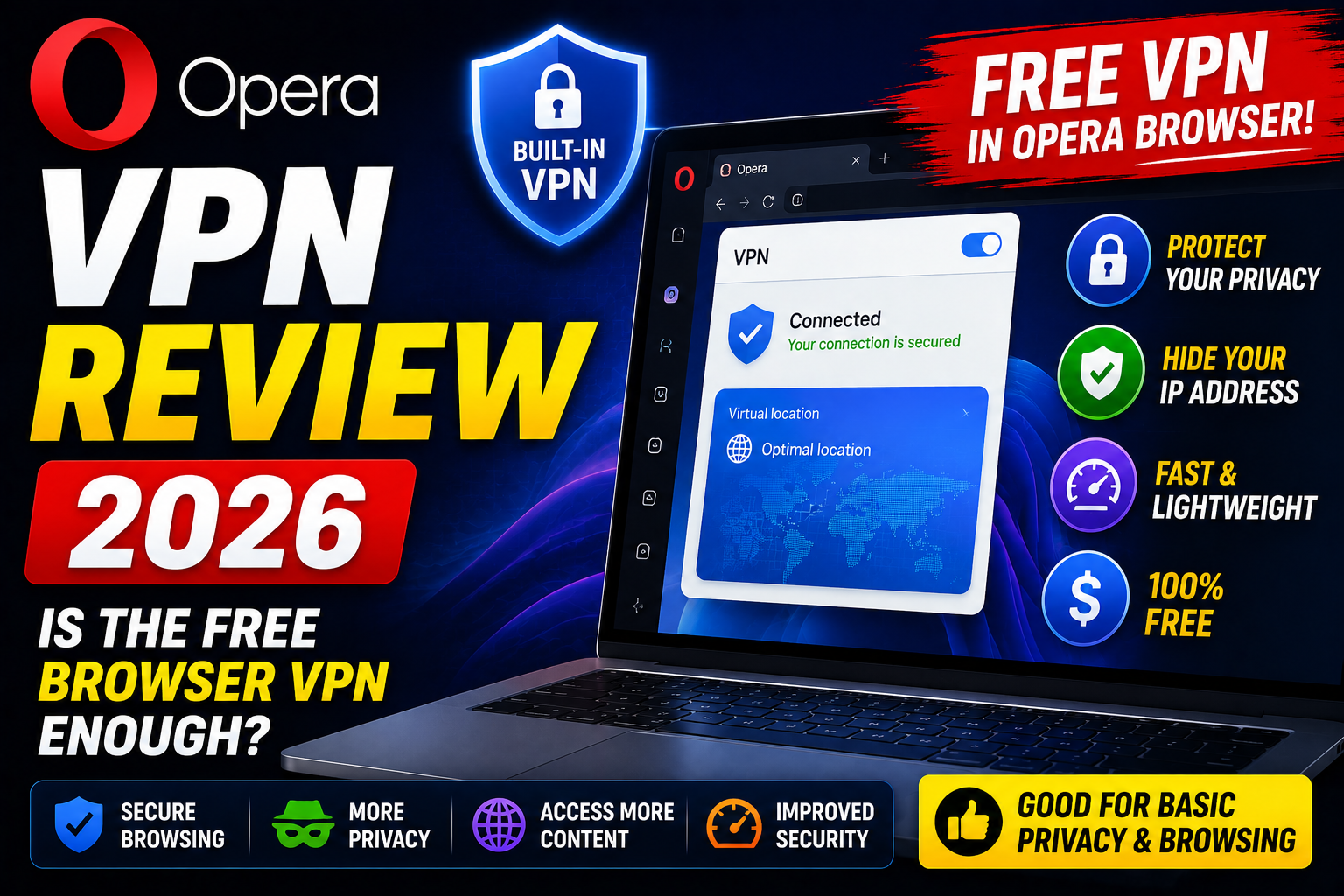 Opera VPN Review 2026